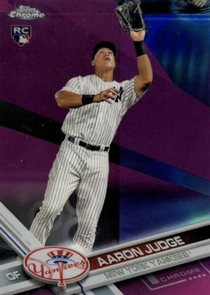 Aaron Judge 2017 Topps Chrome Pink Refractor