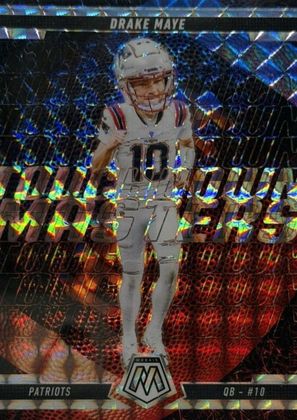Drake Maye 2025 Panini Mosaic Touchdown Masters