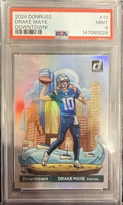 Drake Maye 2024 Panini Donruss Downtown