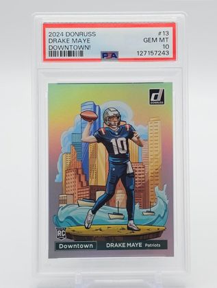 Drake Maye 2024 Panini Donruss Downtown