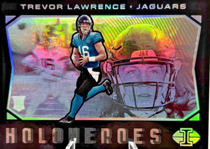 Trevor Lawrence 2021 Panini Illusions Rookie Holo Heroes