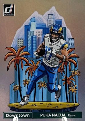 Puka Nacua 2024 Panini Donruss Downtown