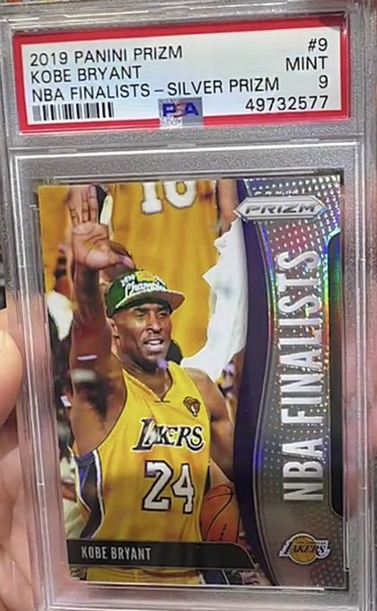 Kobe Bryant 2019 Panini Prizm NBA Finalists Silver Prizm