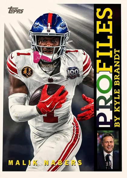 Malik Nabers 2026 Topps ProFiles by Kyle Brandt