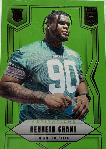 Kenneth Grant 2025 Donruss Elite Green Aspirations /999