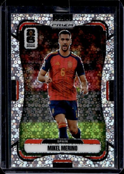 Mikel Merino 2026 Panini Prizm FIFA World Cup Disco Prizm