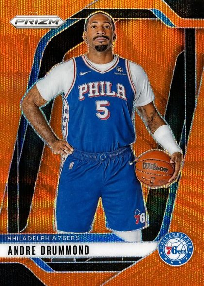 Andre Drummond 2024 Panini Prizm Orange Wave /60