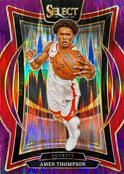 Amen Thompson 2024 Panini Select Concourse Purple Flash /249