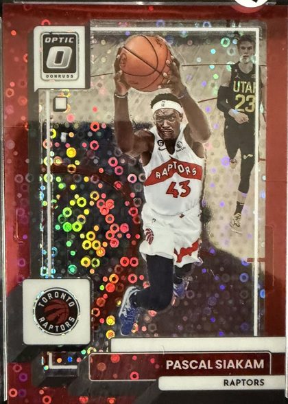 Pascal Siakam 2022 Panini Donruss Optic Fast Break Red /75