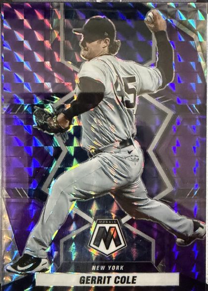 Gerrit Cole 2022 Panini Mosaic Purple /49