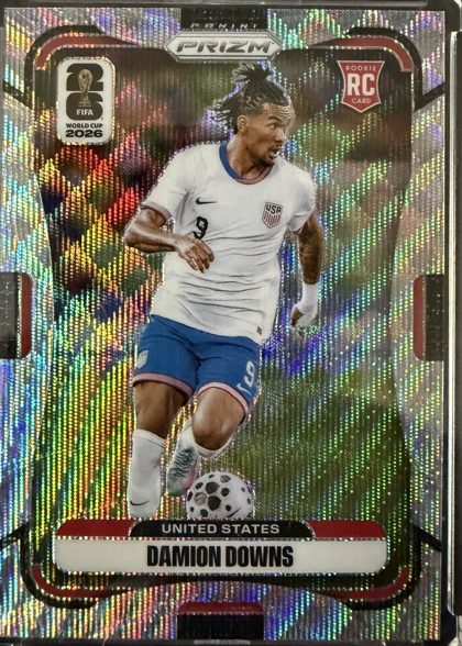 Damion Downs 2026 Panini Prizm FIFA World Cup Wave