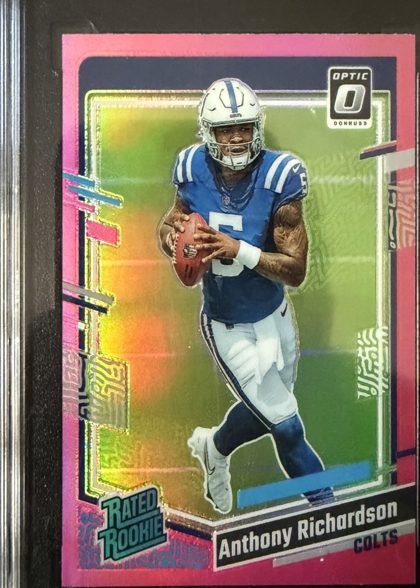 Anthony Richardson 2023 Panini Donruss Optic Rated Rookie Pink