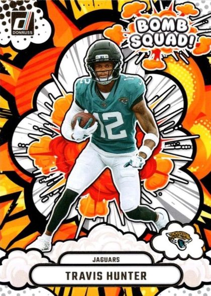 Travis Hunter 2025 Panini Donruss Bomb Squad
