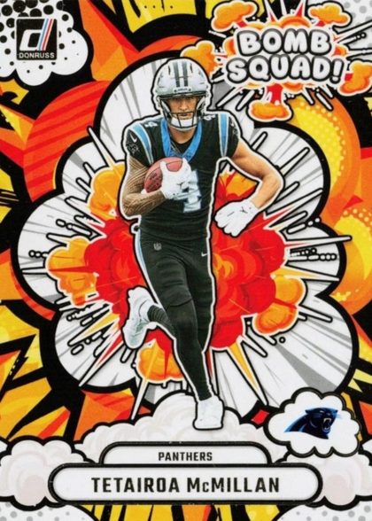 Tetairoa McMillan 2025 Panini Donruss Bomb Squad