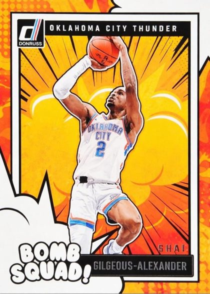 Shai Gilgeous-Alexander 2024 Panini Donruss Bomb Squad