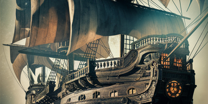 Vascello dei Pirati – Illustrazione, Vittorio Esposito