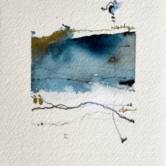 Abstract Landscape – Acquerello, Vittorio Esposito