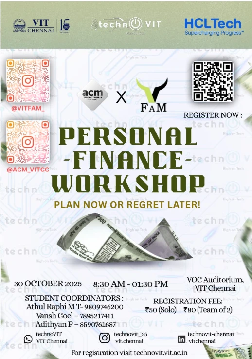 Finance Workshop Poster