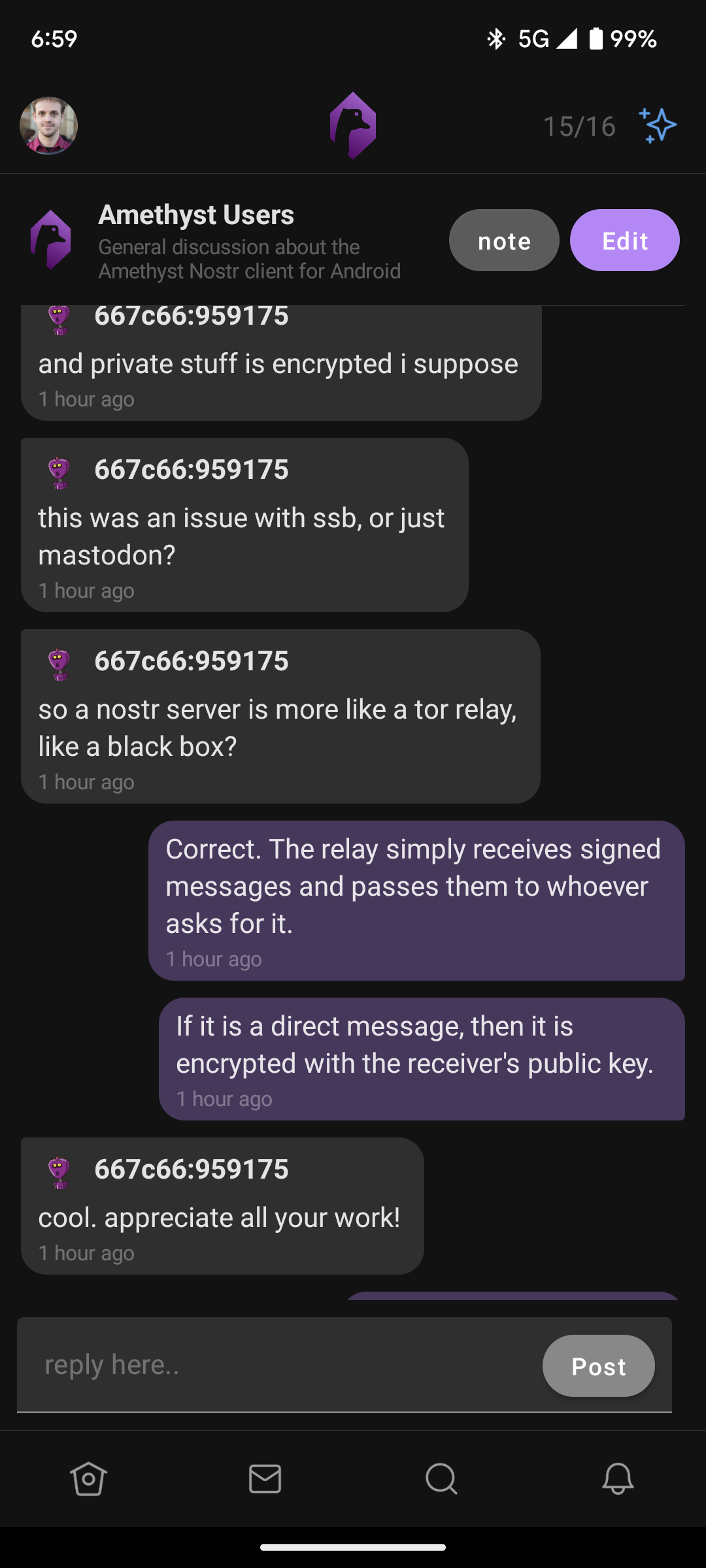 Screenshot 3 of Amethyst — opens full size