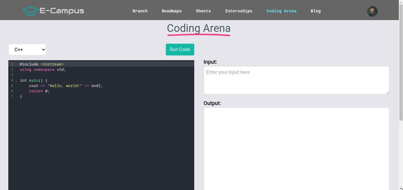 Coding Arena