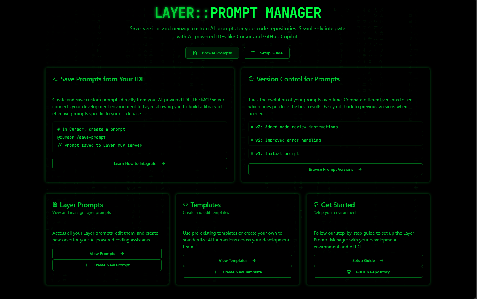 Layer Prompt Manager