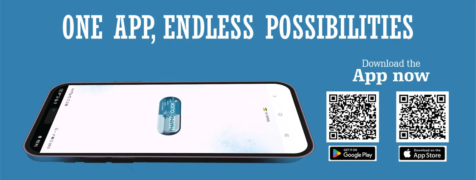 One app, endless possibilities. Download the PharmaClick app now