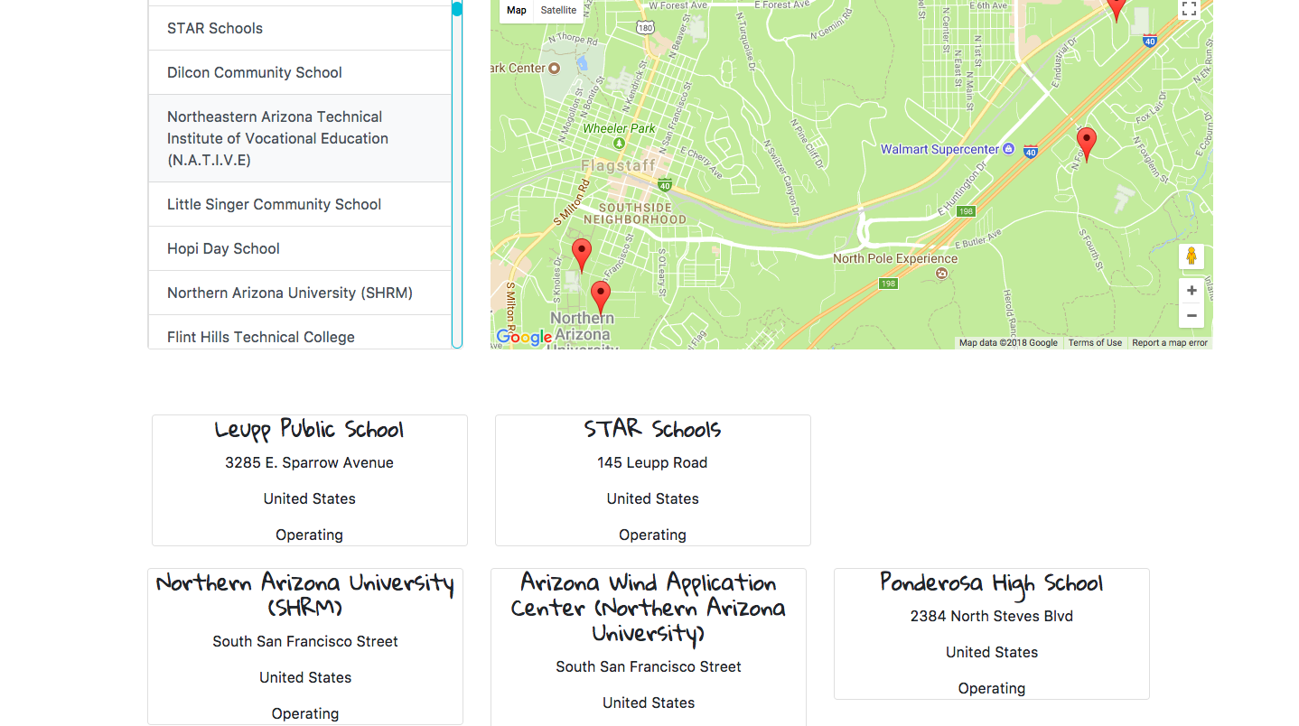 Project Schools Finder