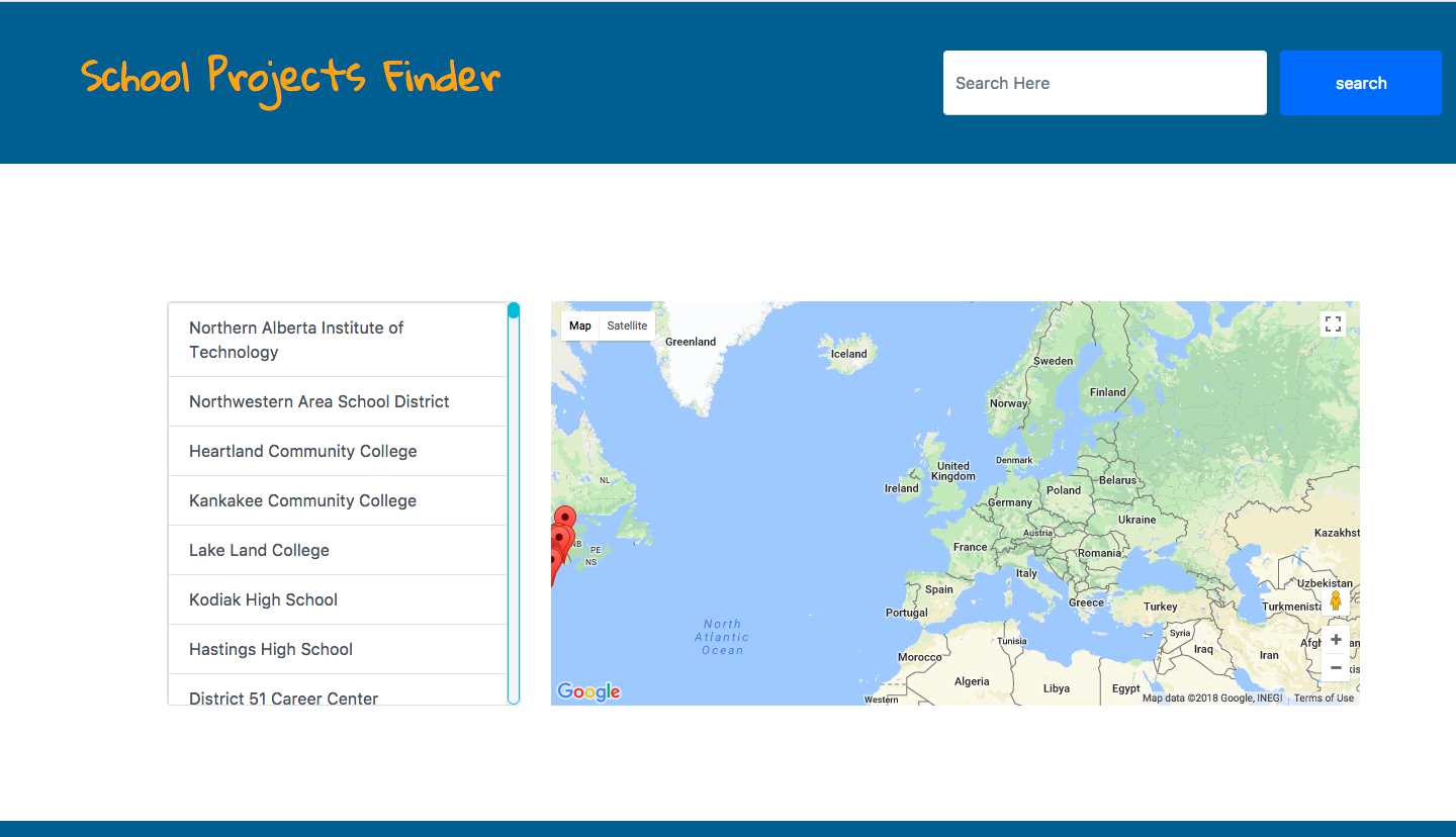 Project Schools Finder