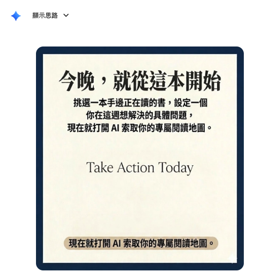 使用 Gemini 修正後的圖卡