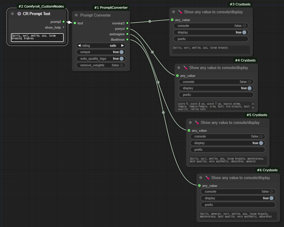 Screenshot showing the node interface in ComfyUI