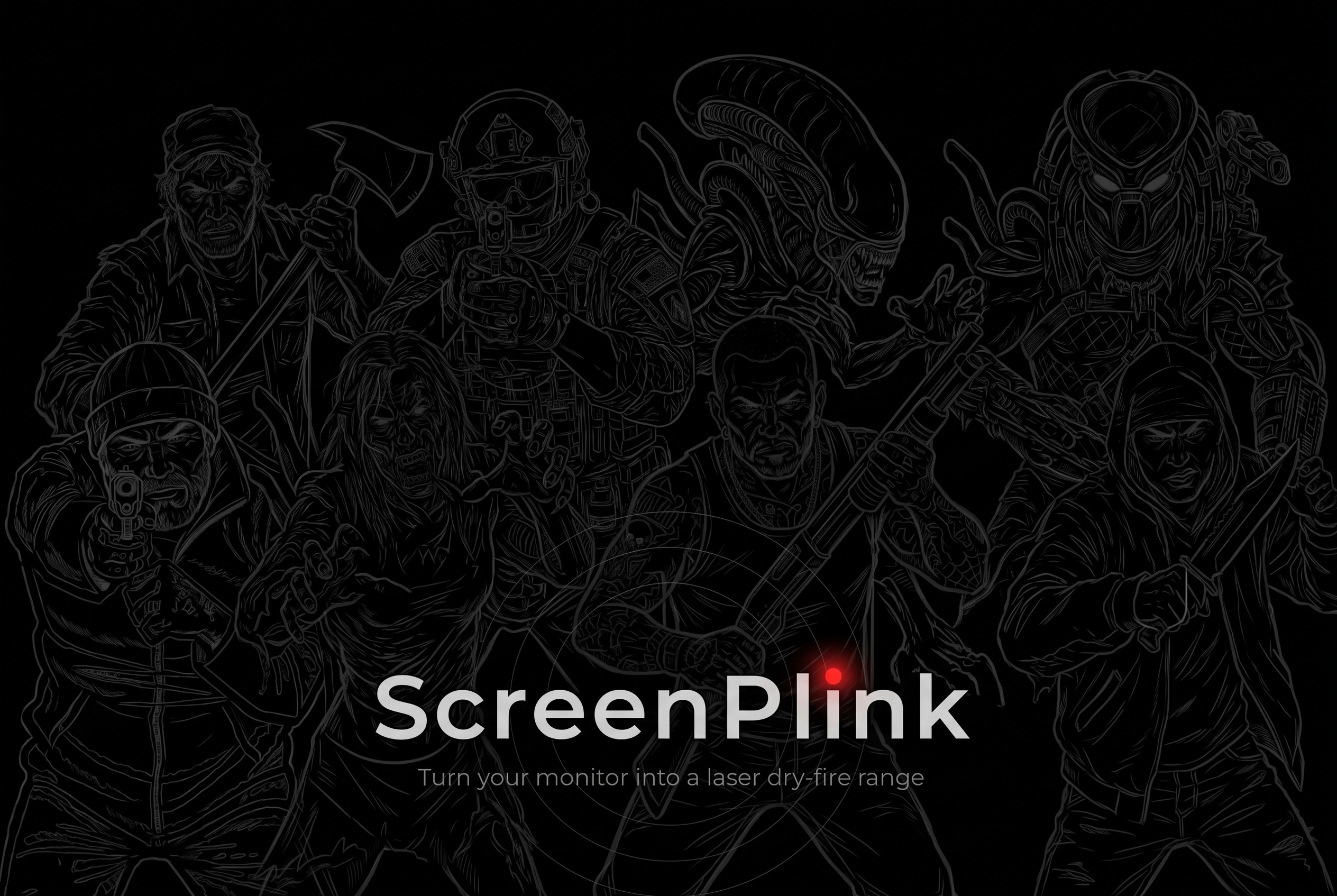 ScreenPlink: turn your monitor into a laser dry-fire range