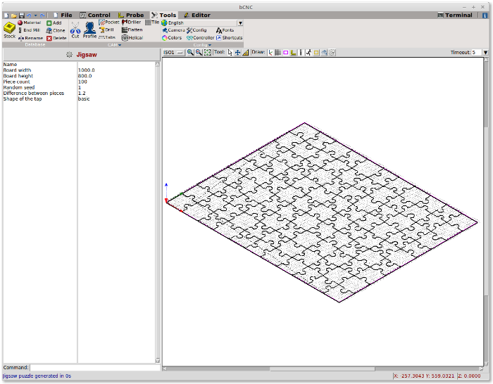 bCNC Plugins Jigsaw 1