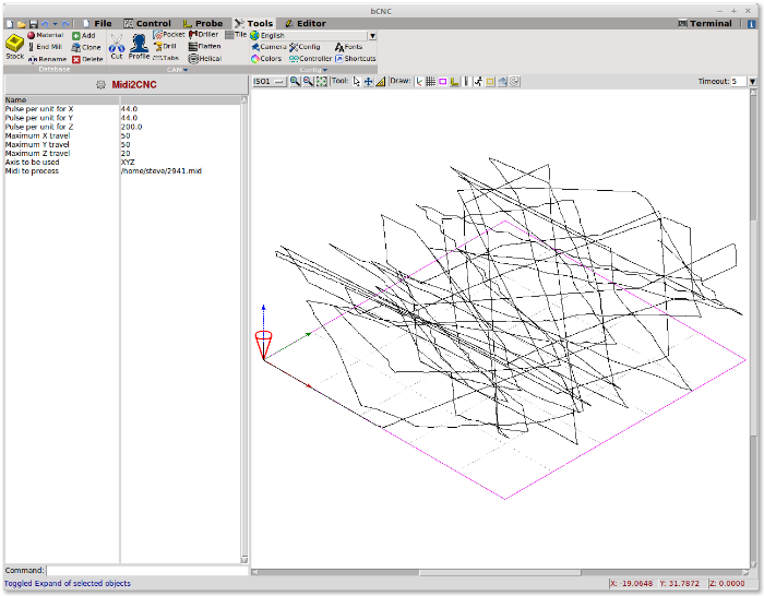 bCNC Plugins Midi2CNC 1