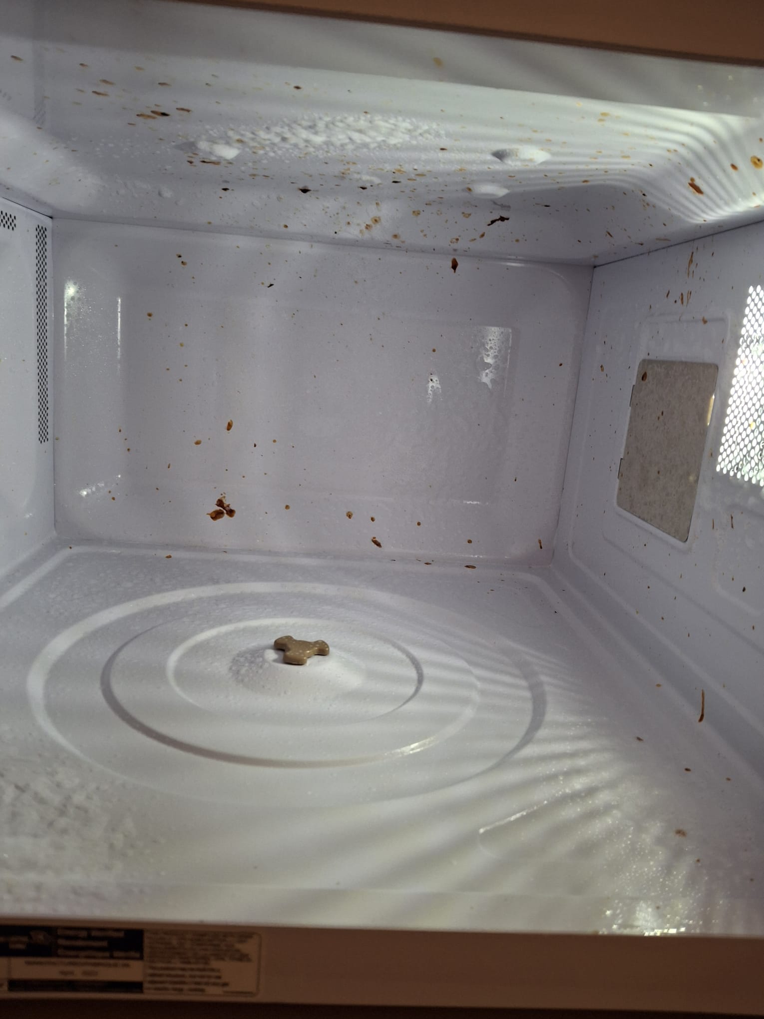 Before cleaning kitchen