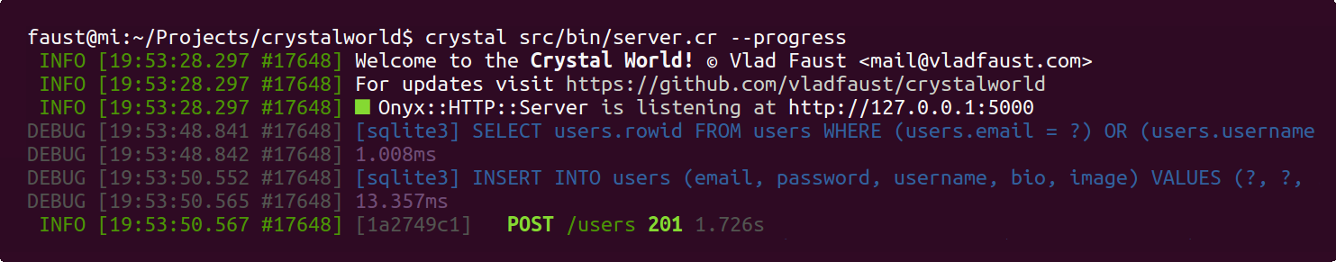 Example terminal screenshot