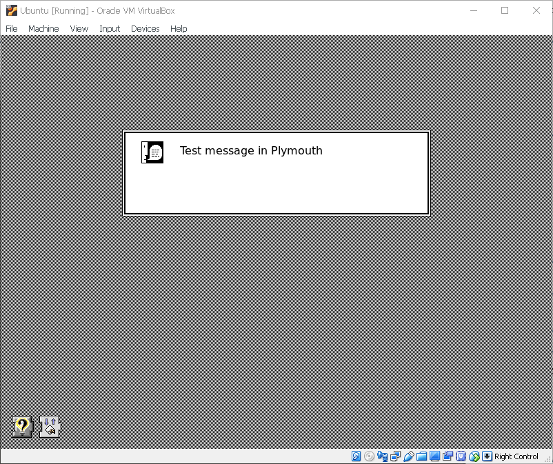 Message Screenshot