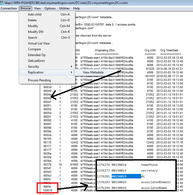 AttId Translation with ldp.exe