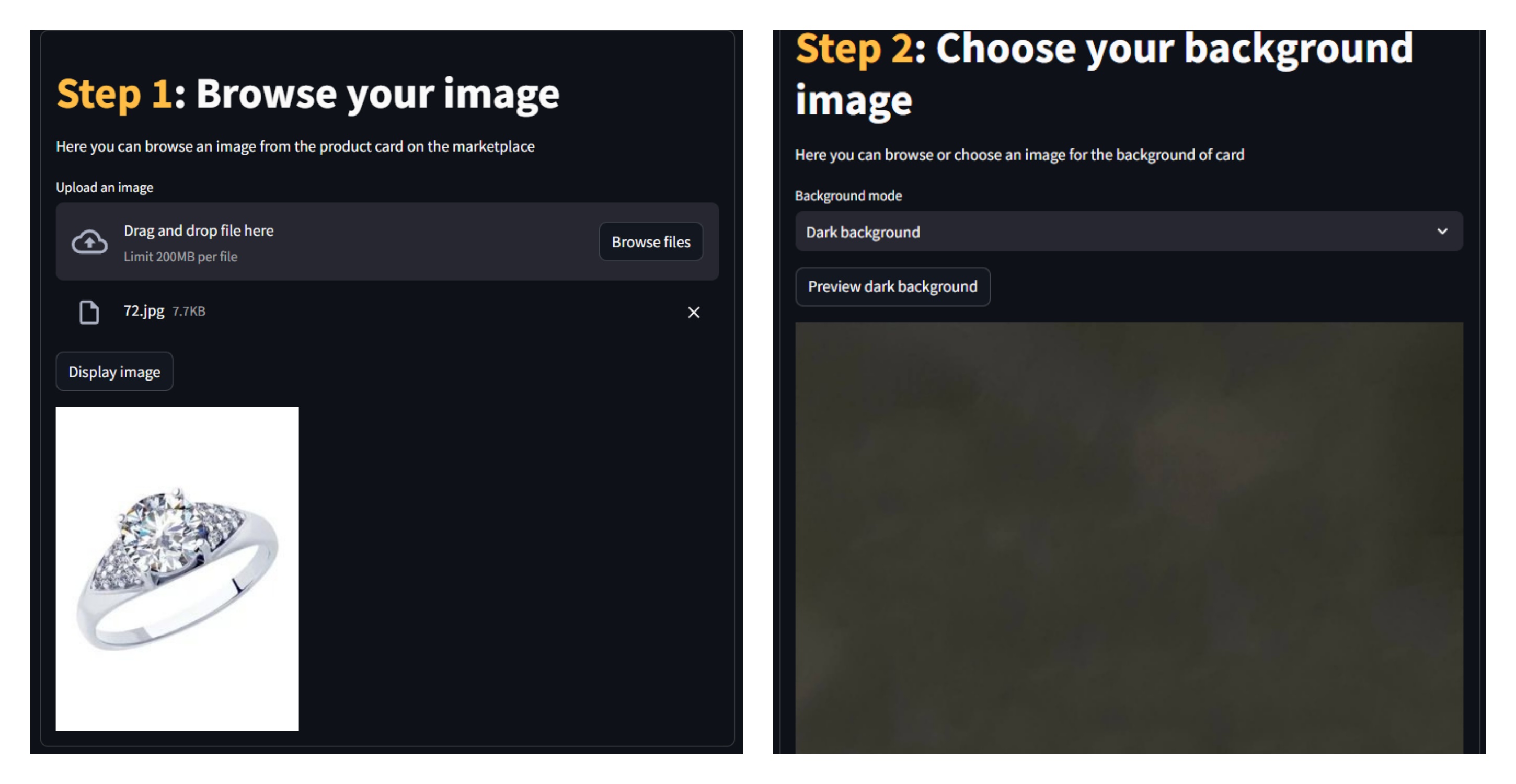 UI interface intermediate