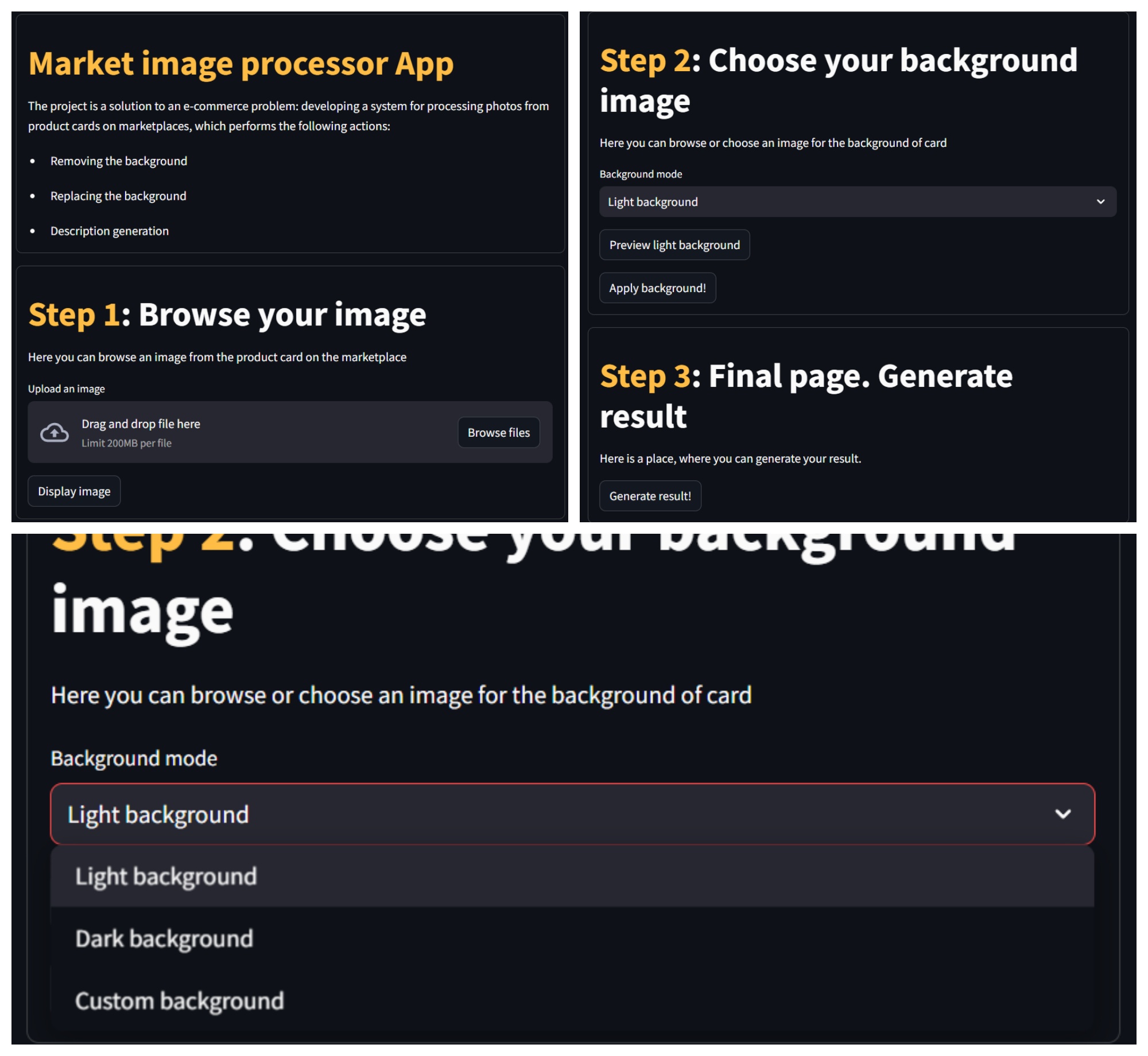 UI interface