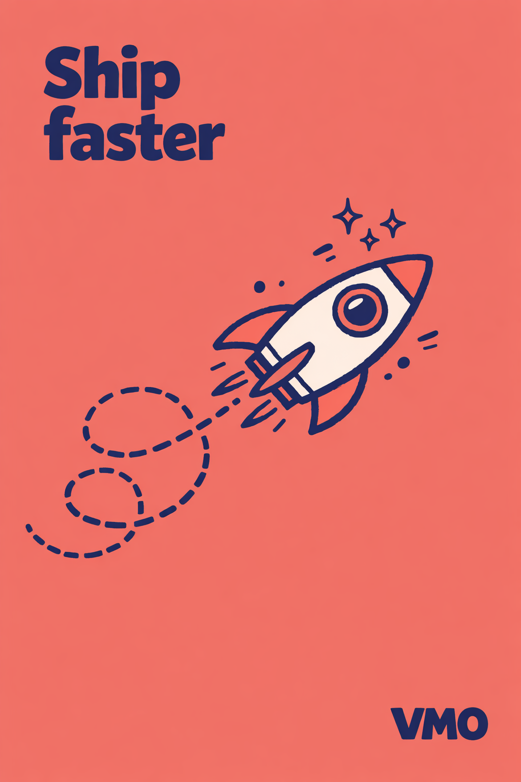 rocket · coral · Ship faster