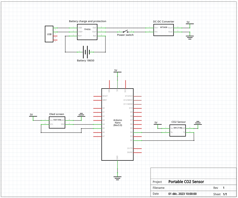 Sensor schematic