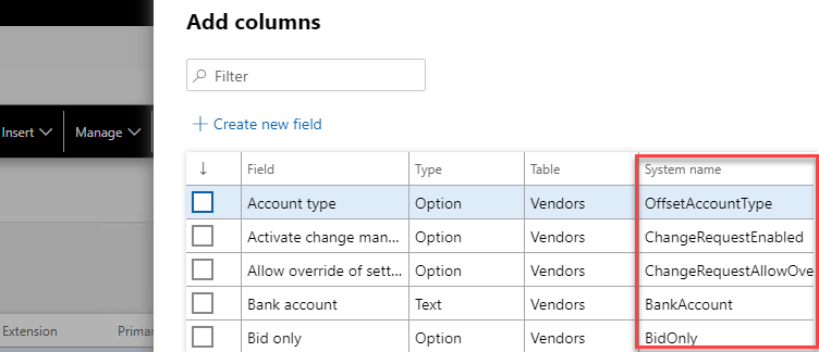 DEV Query field name personalization