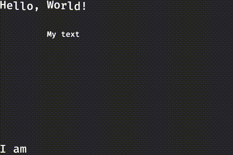 Example code demonstration