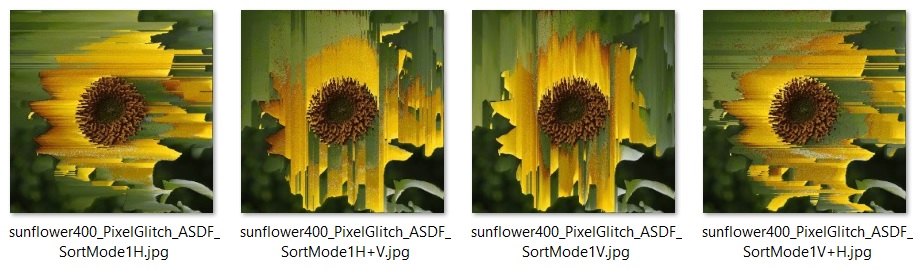 Glitch of an sunflower by kimasendorf mode 0