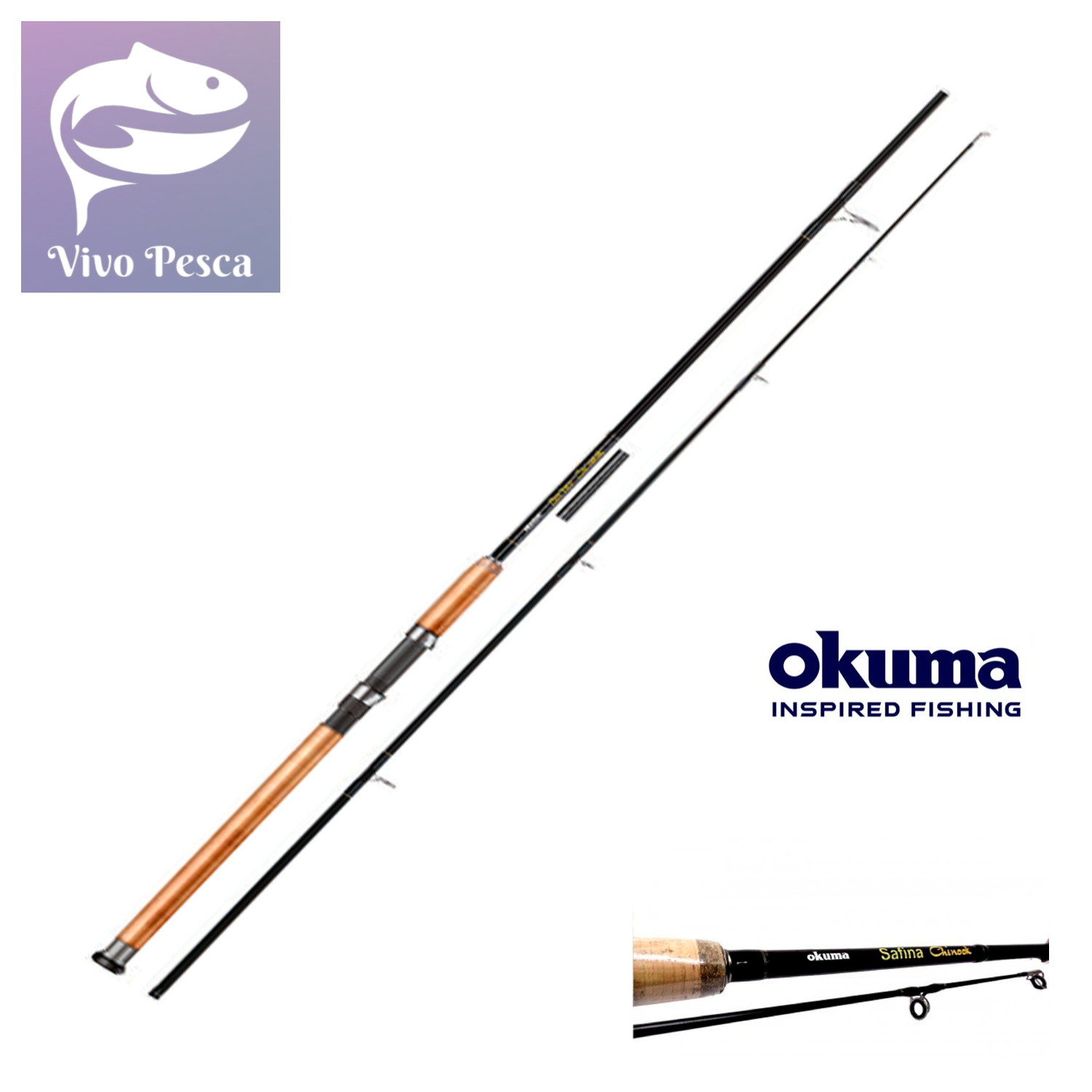 Caña OKUMA Safina Chinook 1,80m 30-70g 