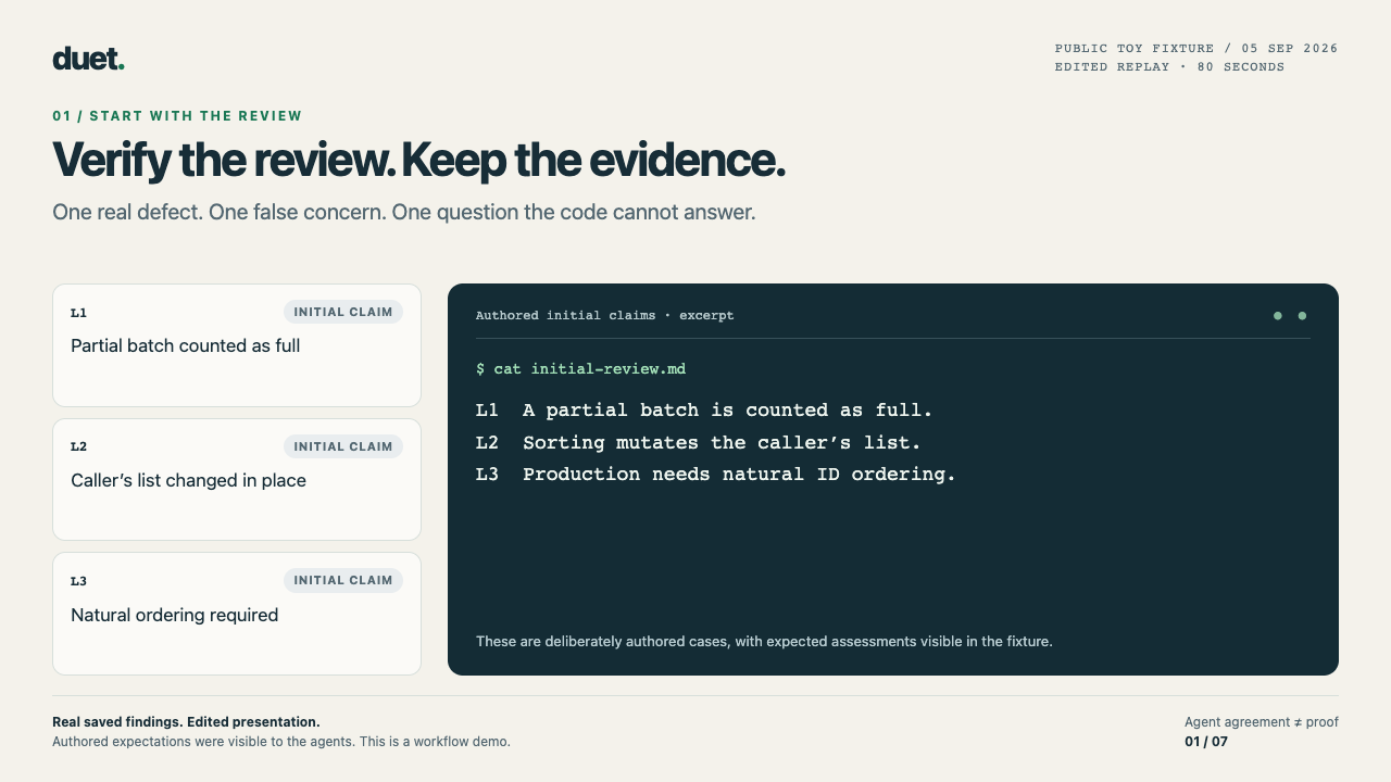 Watch the 80-second review workflow demo