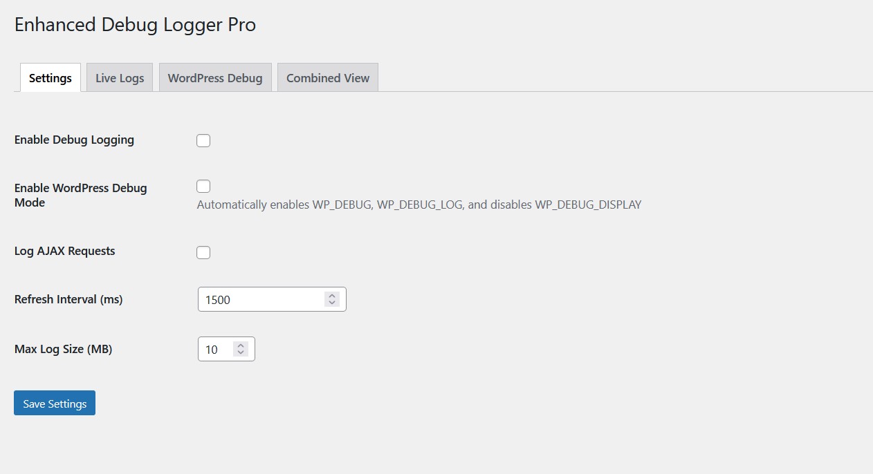 Admin Interface