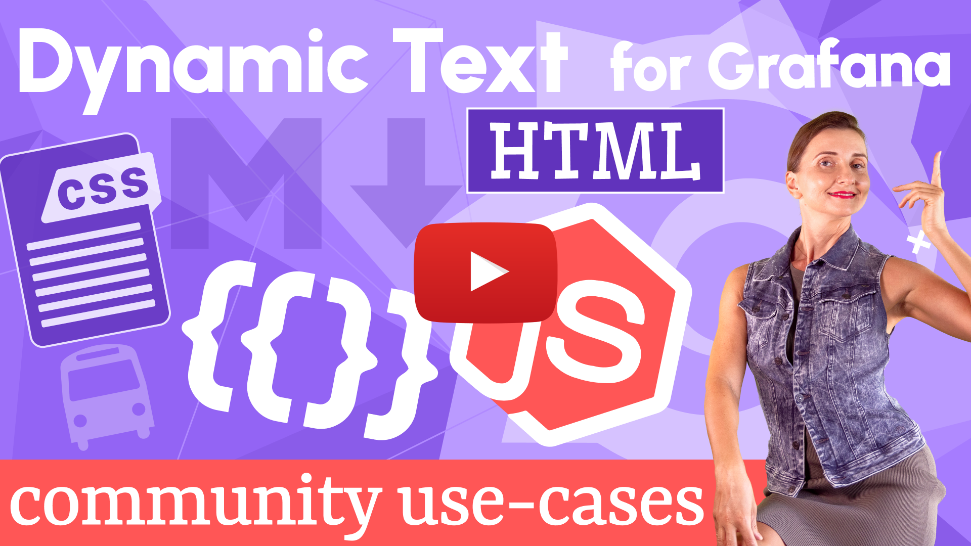 Dynamic Text Plugin for Grafana | Markdown, HTML and Handlebars to transform data visualizations