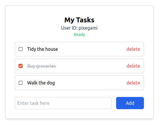 Task API app