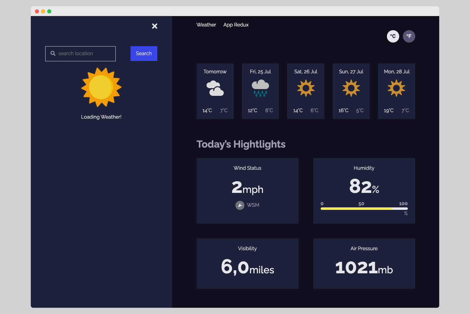 GitHub - volta2016/weather-redux: Weather App Redux